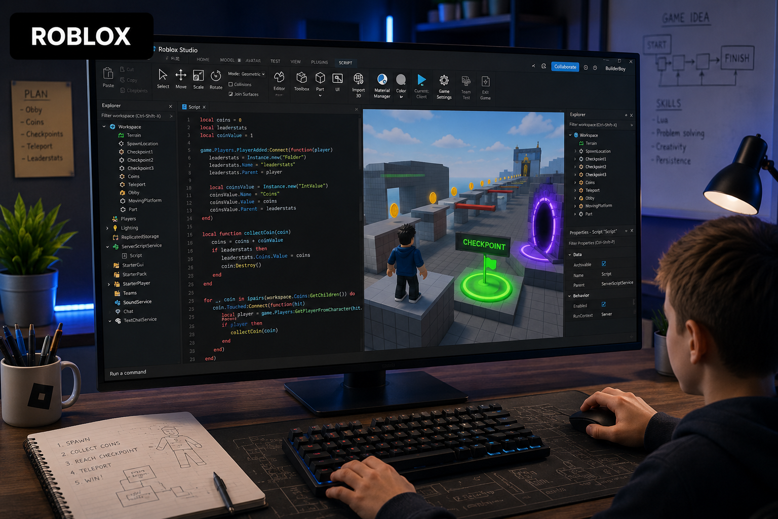 Roblox – Naprogramuj si vlastnú 3D hru