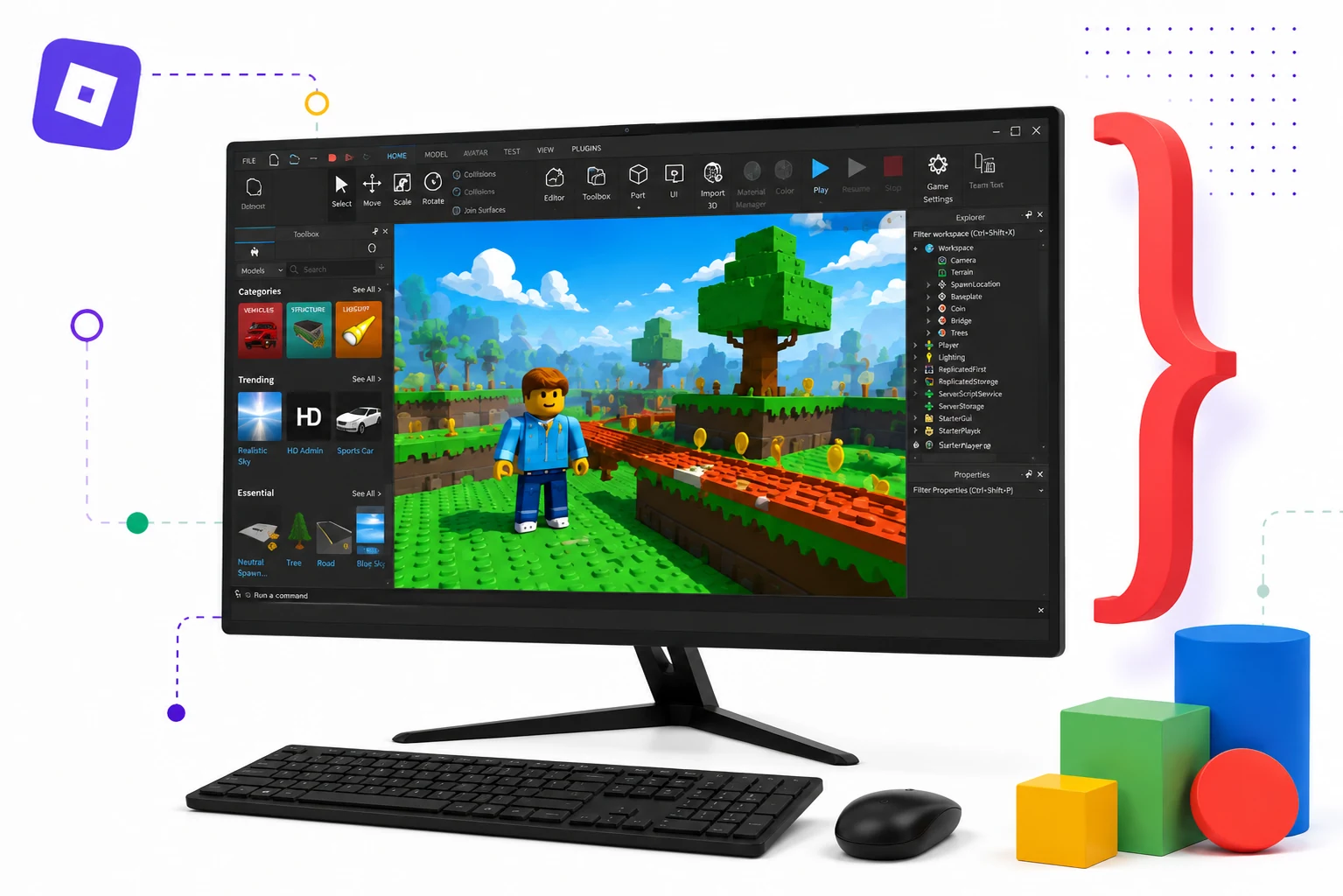 Roblox – Vytvor si vlastnú 3D hru